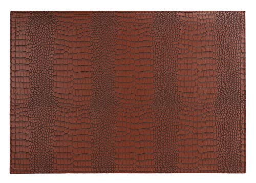 Marble Faux Leather PU Placemats, Set of 4, Washable, Stain Resistant for Dining Room Kitchen Table Decor