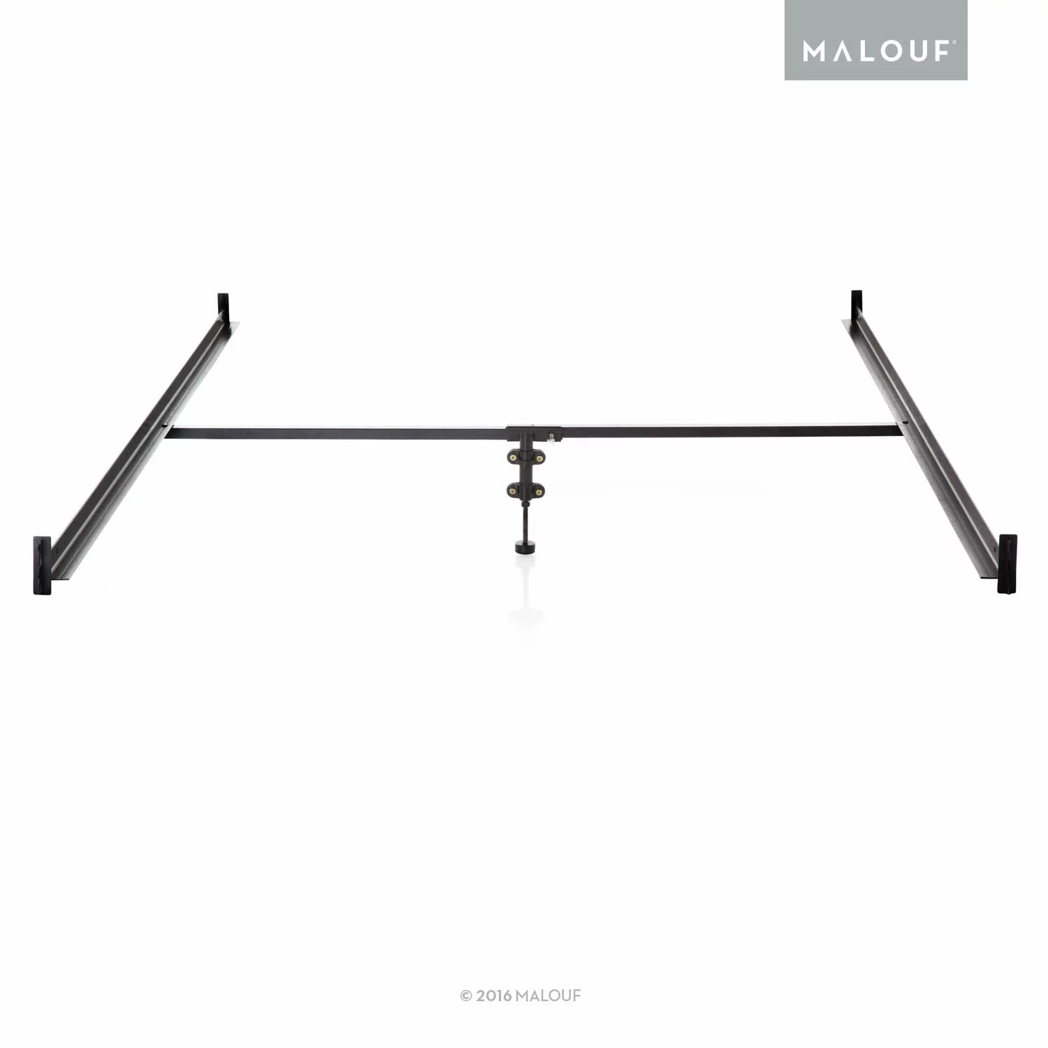 Malouf Structures 2 Pieces Hook-In Bed Rail System with Center Bar Support - Ships in Two Boxes