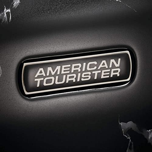 American Tourister Moonlight Hardside Expandable Luggage with Spinner Wheels, Blue Terazzo, 2-Piece Set (20/28)