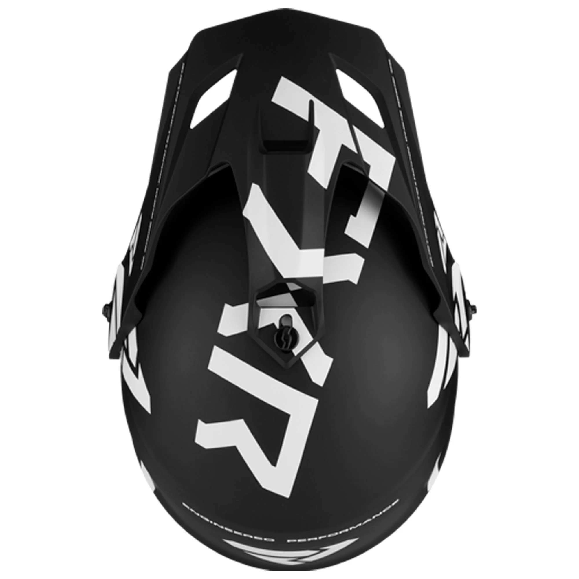 FXR Torque X Team Helmet W/ Elec. Shield and Sun Shade Black / White XL (2024)