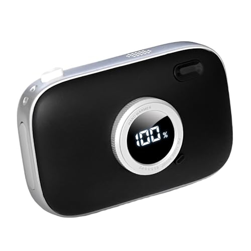 Hand Warmers Rechargeable USB, Electric Reusable Battery Powered Power Bank Handwarmer, 10000mAh Long Lasting Portable Pocket Heater, for Women, Men, Christmas