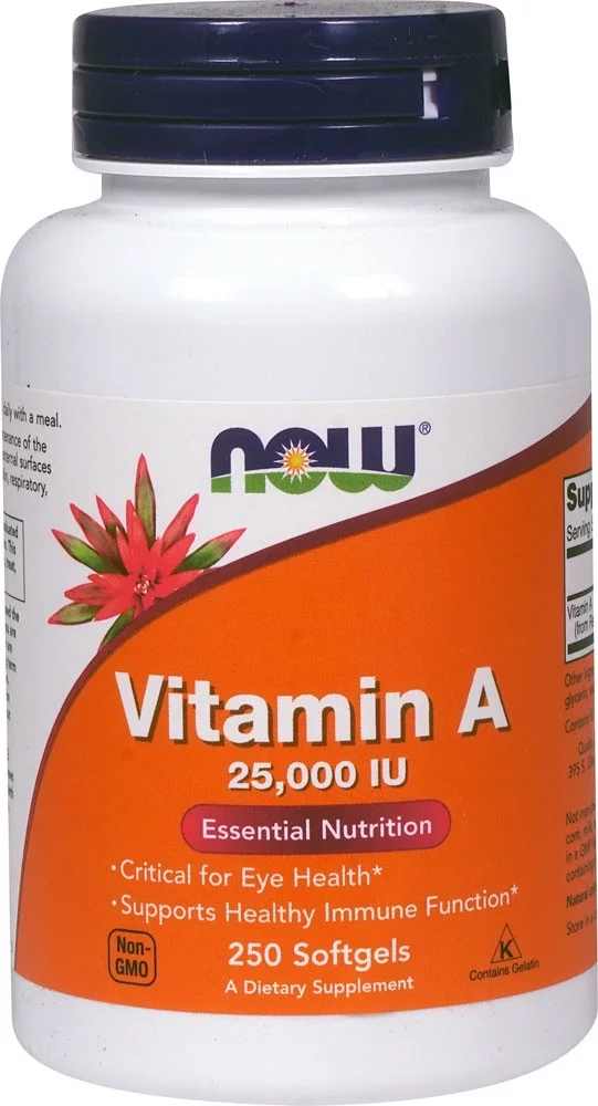 Now Foods Vitamin A -- 25000 Iu - 250 Softgels