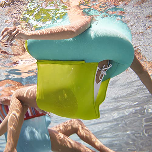 Big Joe Noodle Sling, No Inflation Needed, Pool Float with Armrests, Quick Draining Fabric, Cup Holder