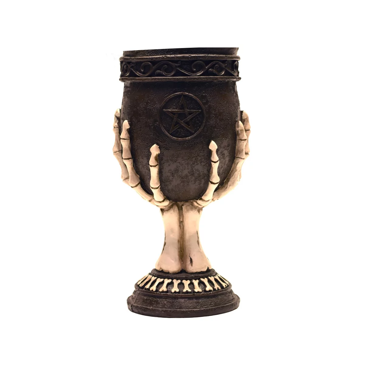 Spooky Skeleton Hands Chalice Cup Gothic Wine Goblet Halloween Mug Kitchen Home Decor