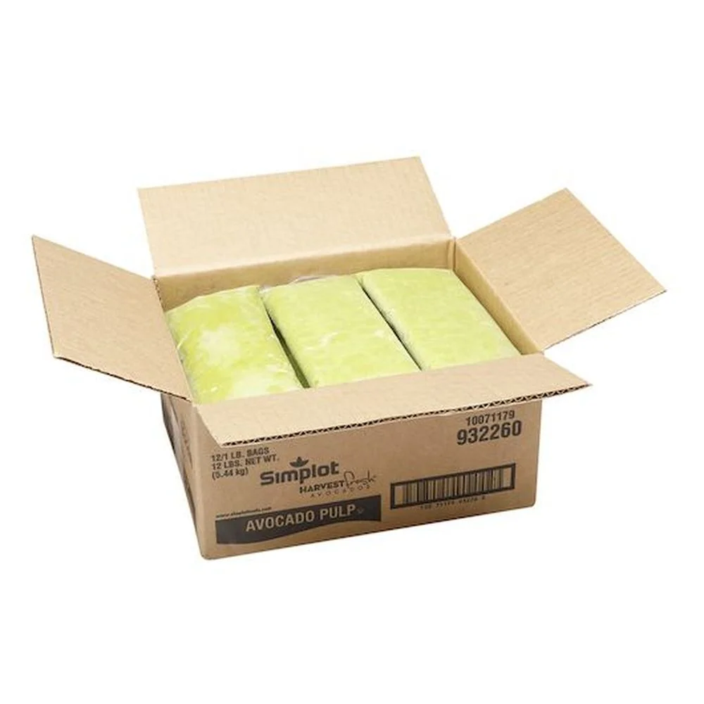 Simplot Harvest Fresh Avocado Pulp, 1 Pound -- 12 per case