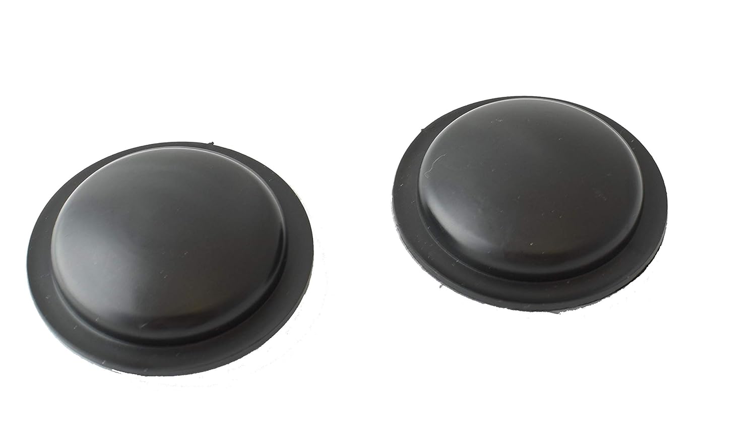 Pallet Jack/Truck Steering Wheels Set with Axle, Fasteners and Protective Caps (4 pcs) 7 x 2 with Bearings ID 20mm Poly Tread Red