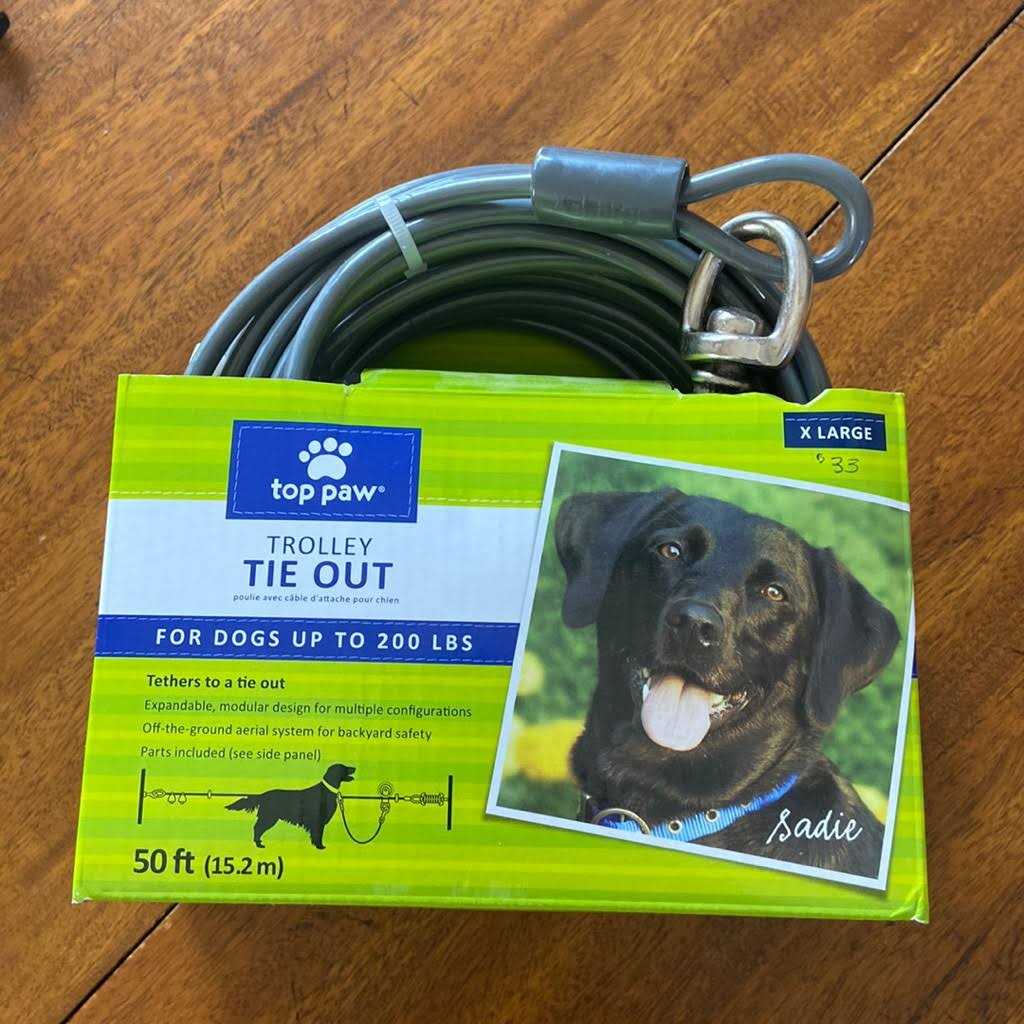 Top Paw Trolley Dog Tie Out - Pet Supplies online store