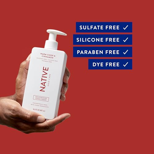 Native Warm Cider & Cinnamon Shampoo and Conditioner Contain Naturally Derived Ingredients | All Hair Types, Color & Treated, Fine to Dry Damaged, Sulfate & Dye Free - 2-Pack