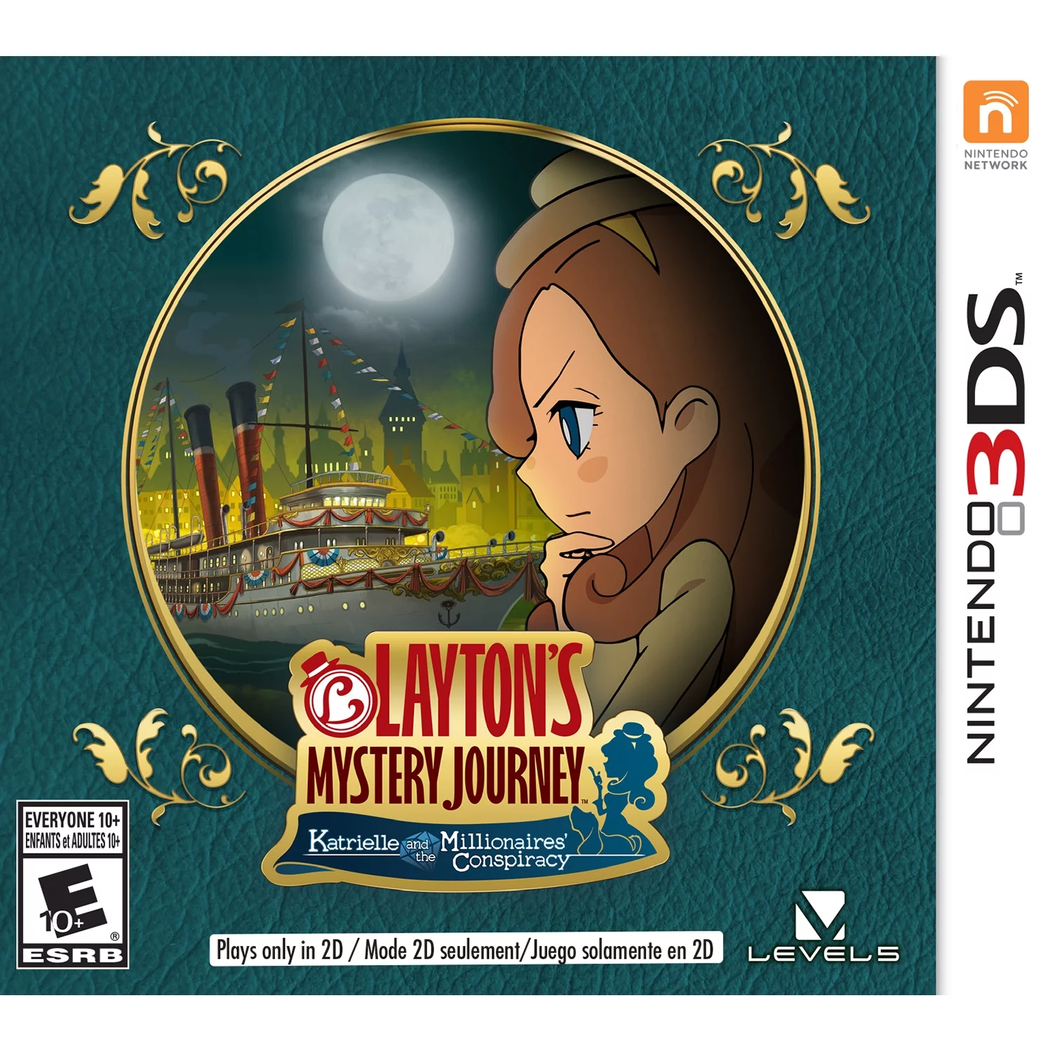 Layton Mystery Journey Kat & The Millionare Conspiracy, Nintendo, Nintendo 3DS, 045496744779 Level-5