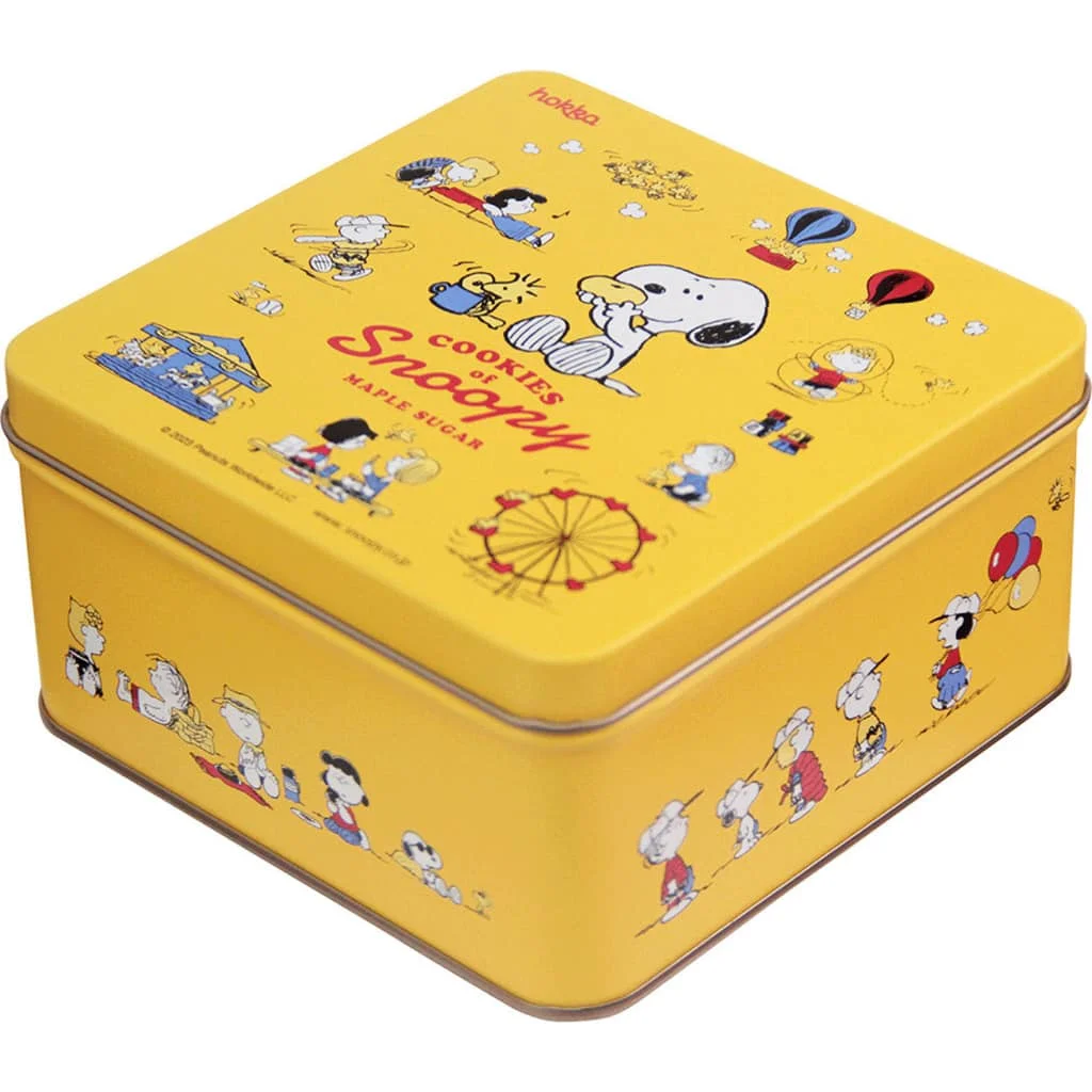 Hokka Snoopy Maple Cookies Tin 3.16oz/(90g)