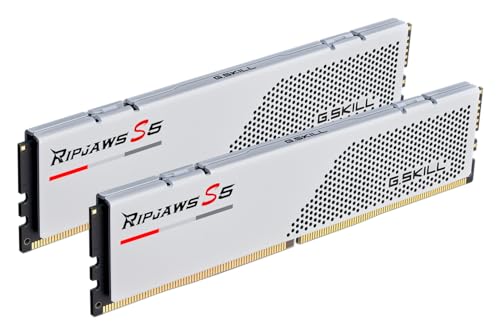 G.SKILL Ripjaws S5 Series (Intel XMP 3.0) DDR5 RAM 32GB (2x16GB) 6000MT/s CL36-44-44-96 1.35V Desktop Computer Memory UDIMM - Matte Black (F5-6000J3644F16GX2-RS5K)