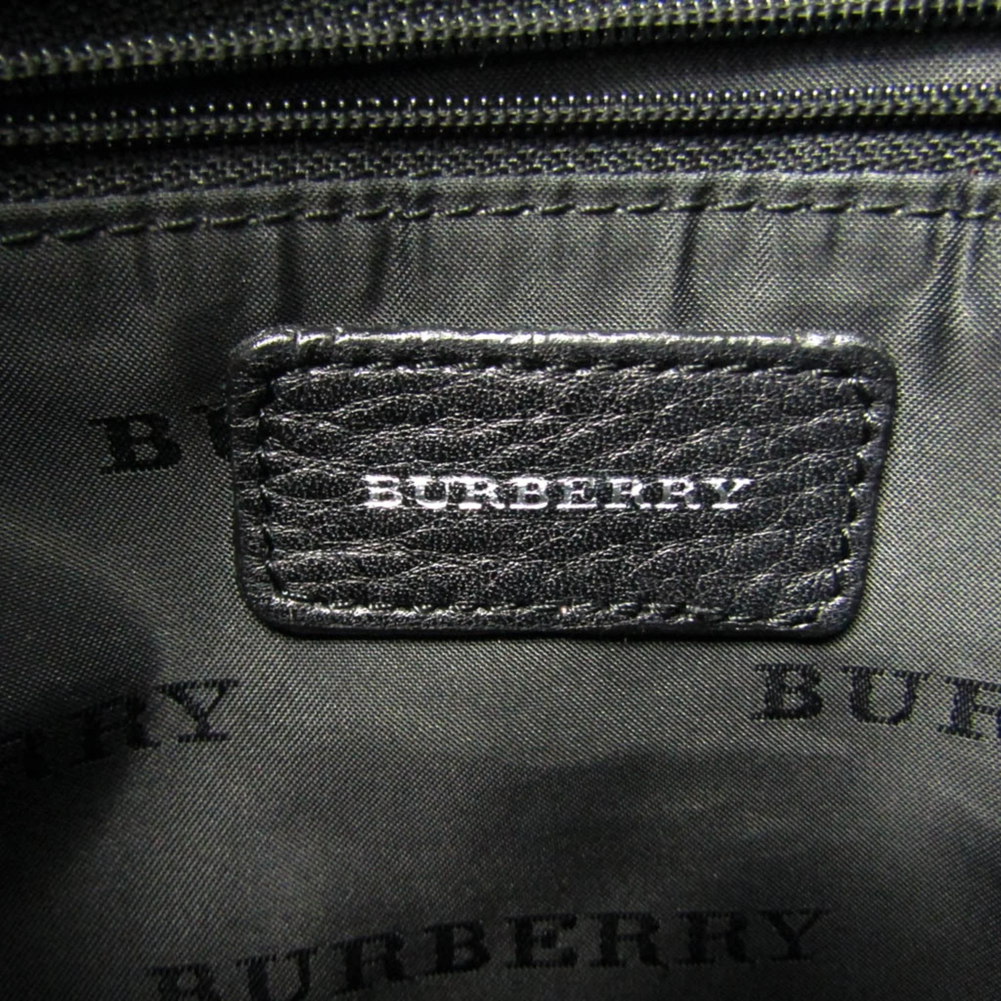 Pre-Owned Burberry Women's Leather Shoulder Bag Black (Good)