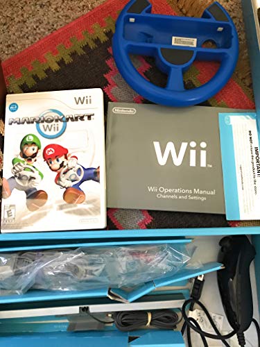 Wii Console with Mario Kart Wii Bundle - White