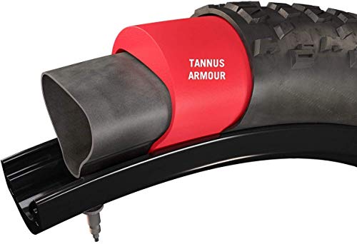 Tannus Armour Tire Inserts, 2 No Flat Bicycle Tire Inserts with 2 Tubes | Puncture Proof Bike Tube Protector, Stops Flats from Thorns and Pinching