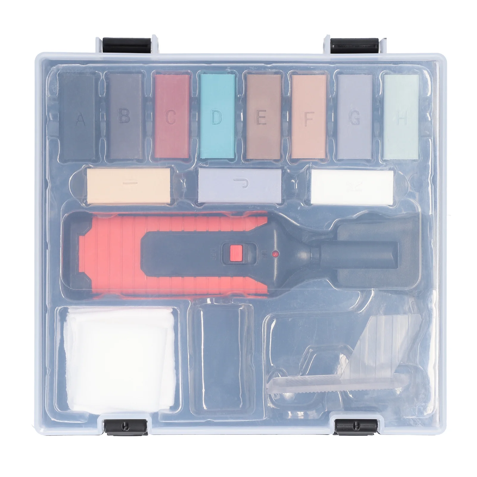 Ceramic Tile Repairing Tool Set Multifunction DIY Repairing Tool Set Household Home Tools Convenient Labor Saving Scratch Repairing Crack Fill Tile Surface Repairing Tool Set with 11 Wax Bar