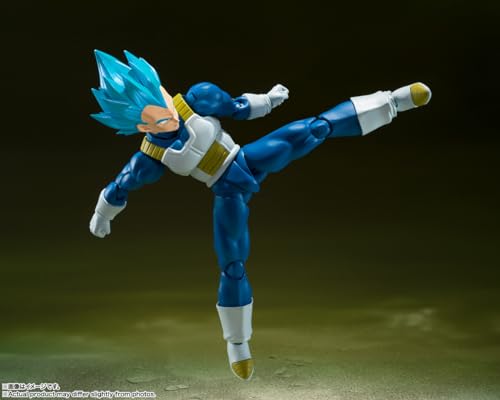 TAMASHII NATIONS - Dragon Ball Super - SSGSS Vegeta -Unwavering Saiyan Pride- S.H.Figuarts Action Figure