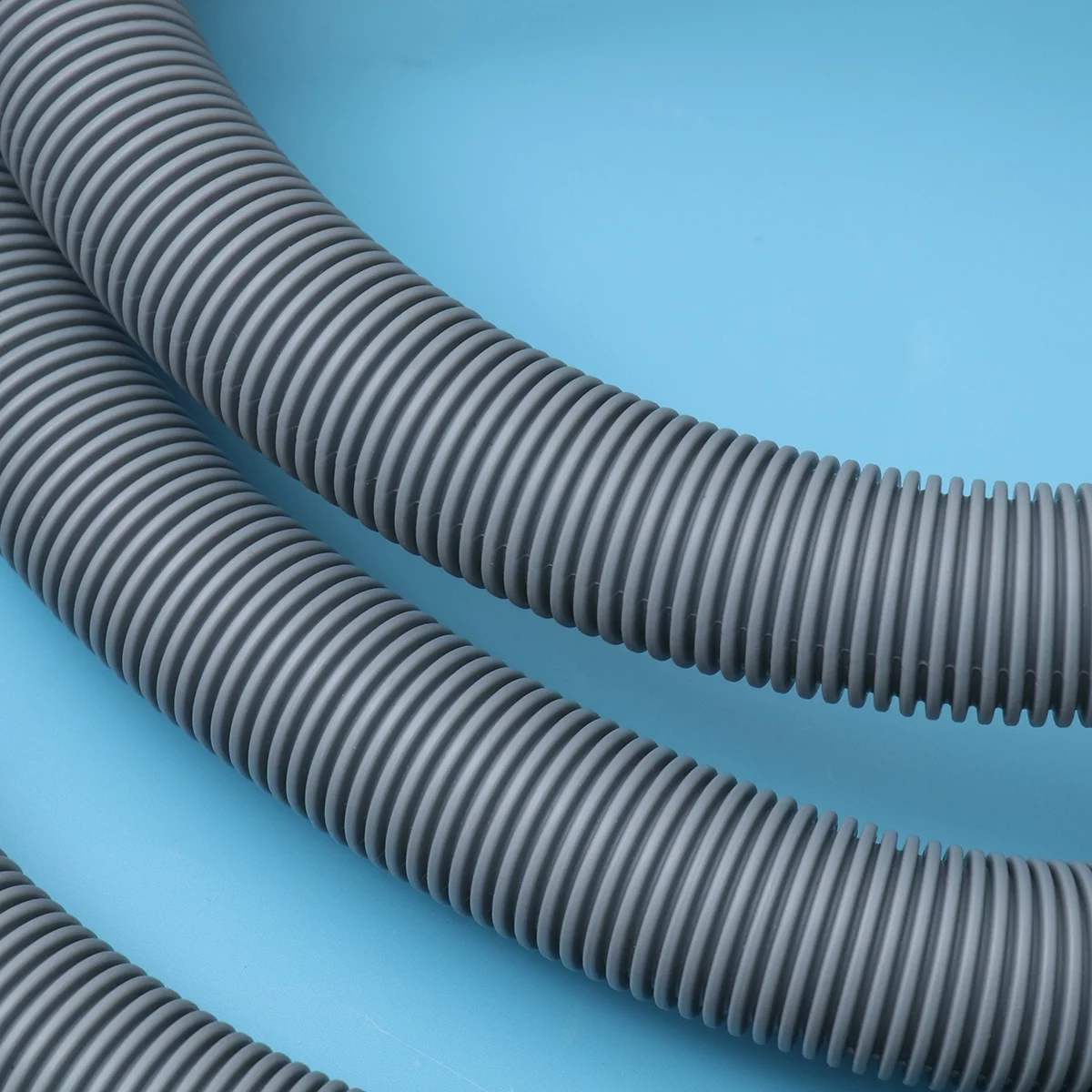 Etereauty 4m Universal Fully Automatic Drum Washer Washing Machine Hose Drain Pipe Down Pipe Outlet Pipe Extended Extension Tube with U Shape Holder