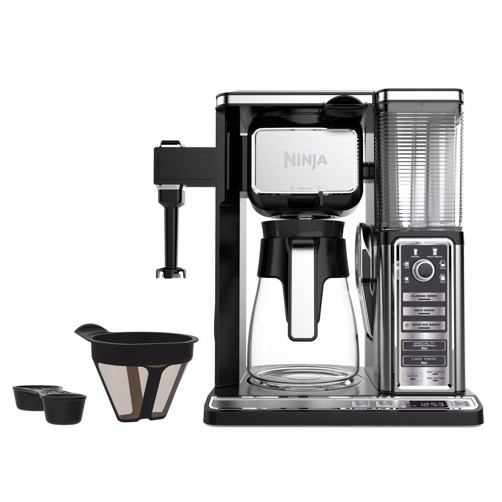 Ninja Coffee Bar Brewer with Glass Carafe - 10-Cup - Black/Stainless