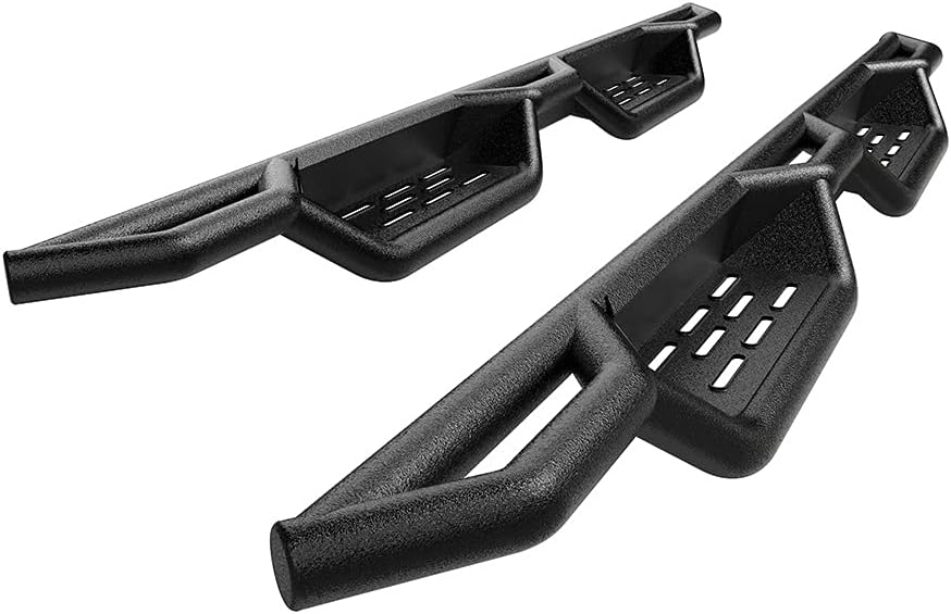 HD Ridez Drop Down Style Running Boards Side Step Rock Slider Compatible with Toyota Tacoma 2005-2022 Double Crew Cab