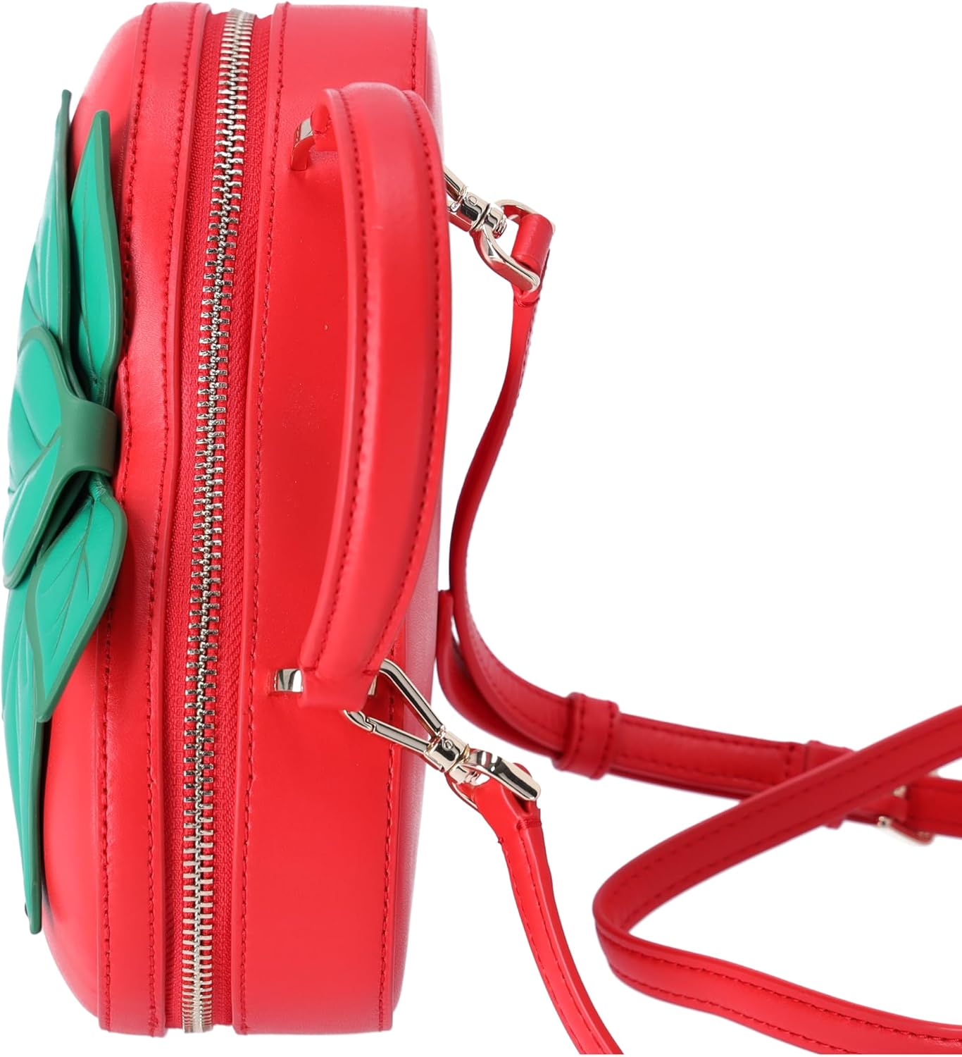 Kate Spade 3D Strawberry Crossbody Puffy Summer Berry Leather Bag Novelty