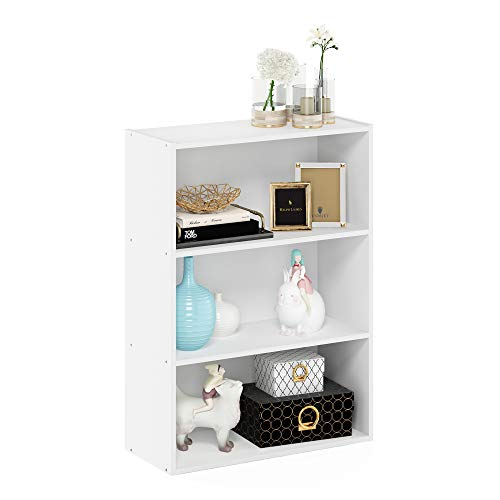 Furinno Pasir 3-Tier Open Shelf Bookcase, Americano
