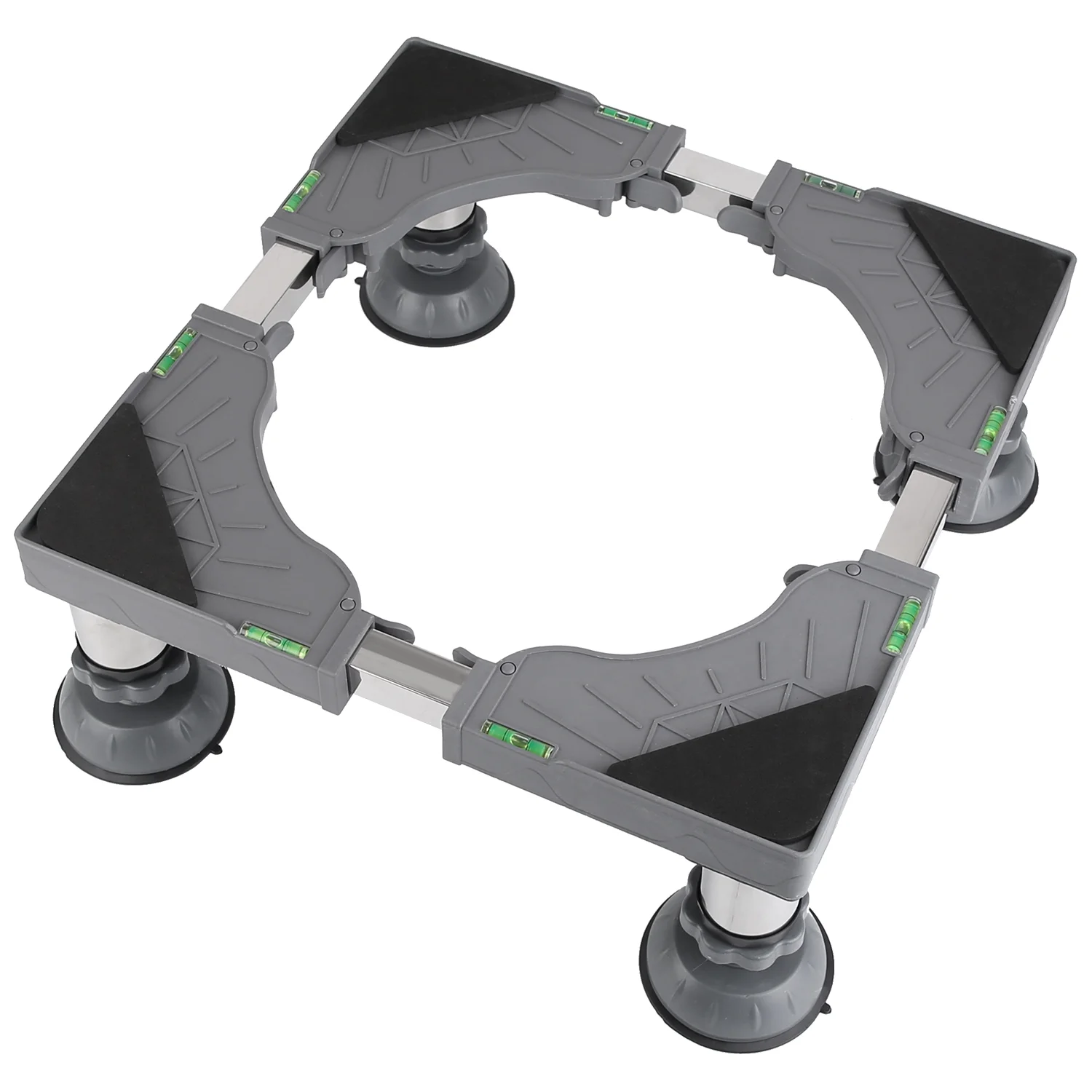 Mini Fridge Stand iMounTEK Adjustable Refrigerator Stand with 4 Suction Feet Multi-Functional Appliance Base for Dryer Washing Machine Pedestal Black