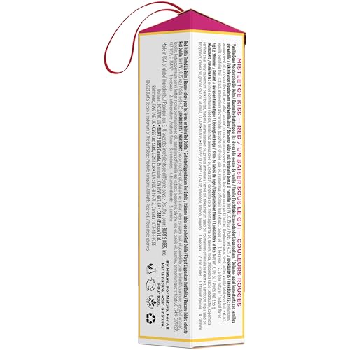 Burt's Bees Christmas Gifts, 4 Lip Balms Stocking Stuffers Products, Beeswax Bounty Fruit Mix - Watermelon, Pomegranate, Dragonfruit Lemon & Sweet Peach (4-Pack)