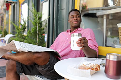 Stanley GO Everyday Wine Tumbler 10 oz | Press Fit Drink Through Lid | Beverage, Coffee, and Cocktail Cup | Insulated Stainless Steel Wine Glass | BPA-Free | Ash