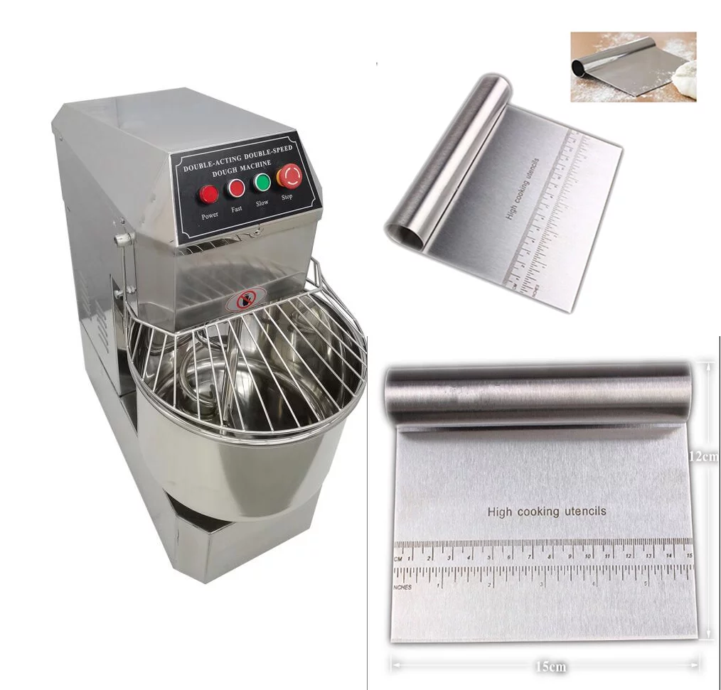 Techtongda 20 QT Dough Food Mixer Dough Kneading Machine Electric Flour Mixer Dough Maker Double Action Double Speed