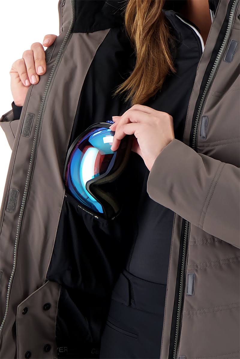 Obermeyer Womens Tuscany Elite Jacket, Suitable Grey, 2