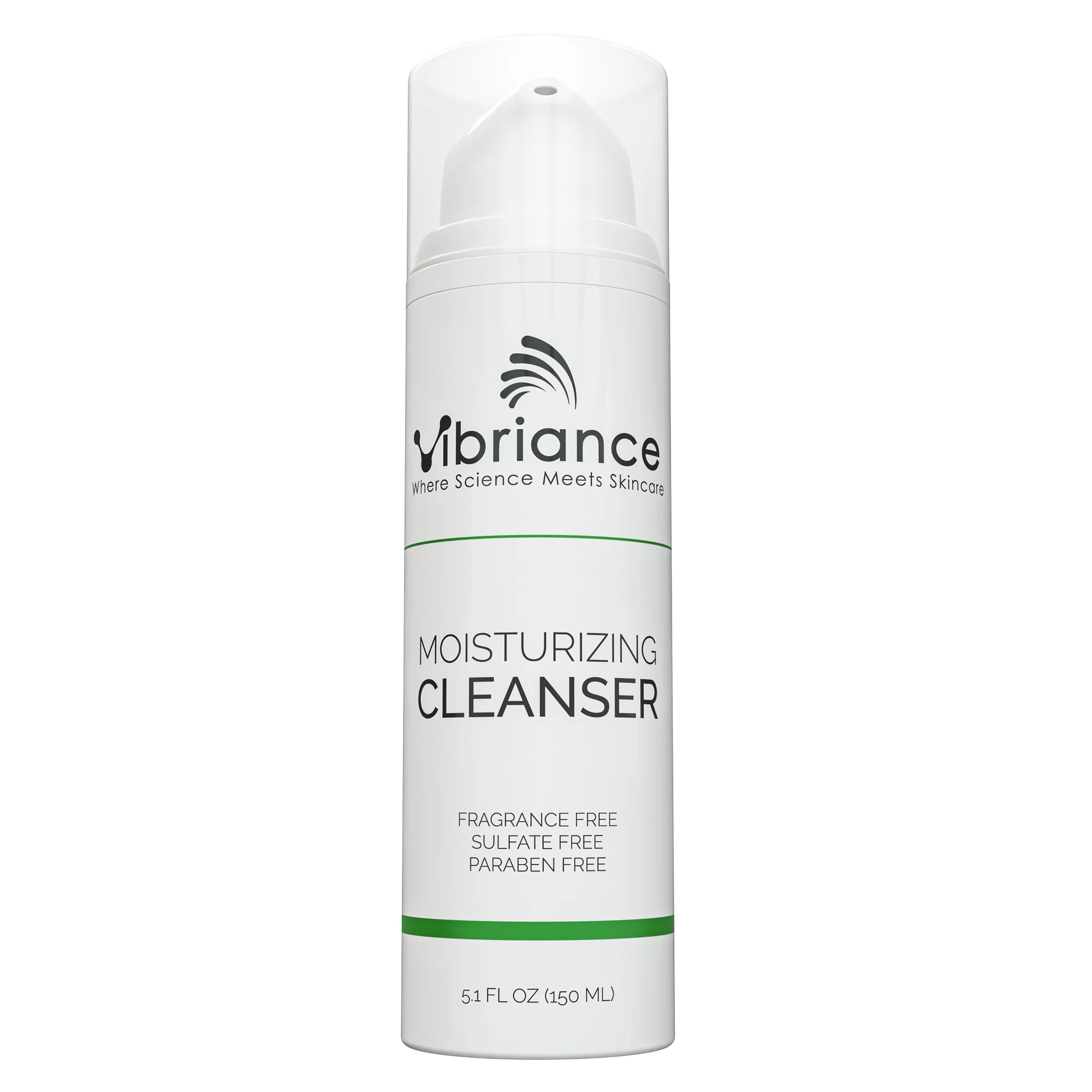 Vibriance Ultra-Gentle Face Moisturizing and Refreshing Cleanser, Impurity and Makeup Remover | Sulfate-free, Paraben-free | 5.1 fl oz (150 ml)