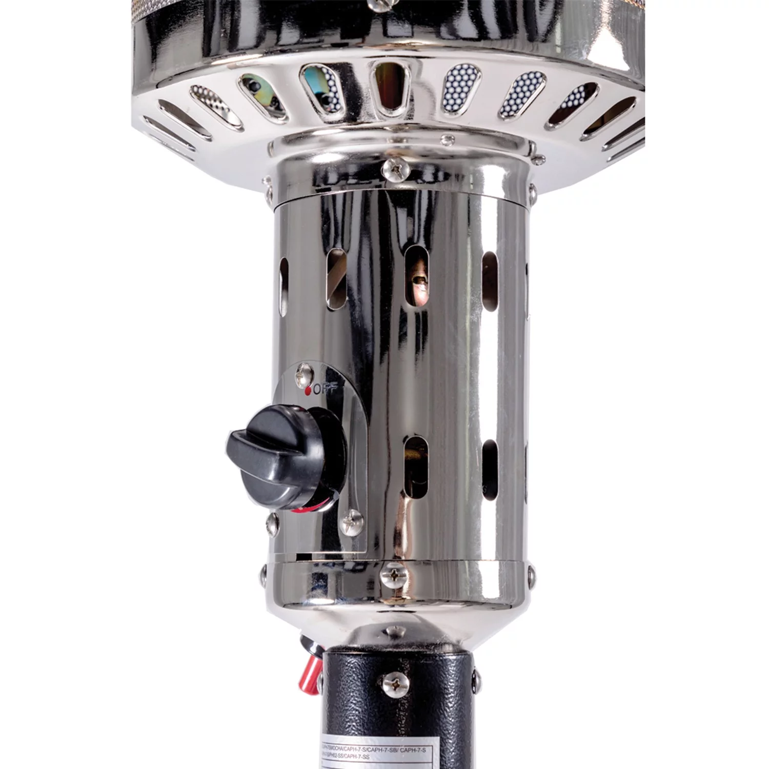 Legacy Heating CAPH-7-S Standing Propane Patio Heater (Hammered Black)