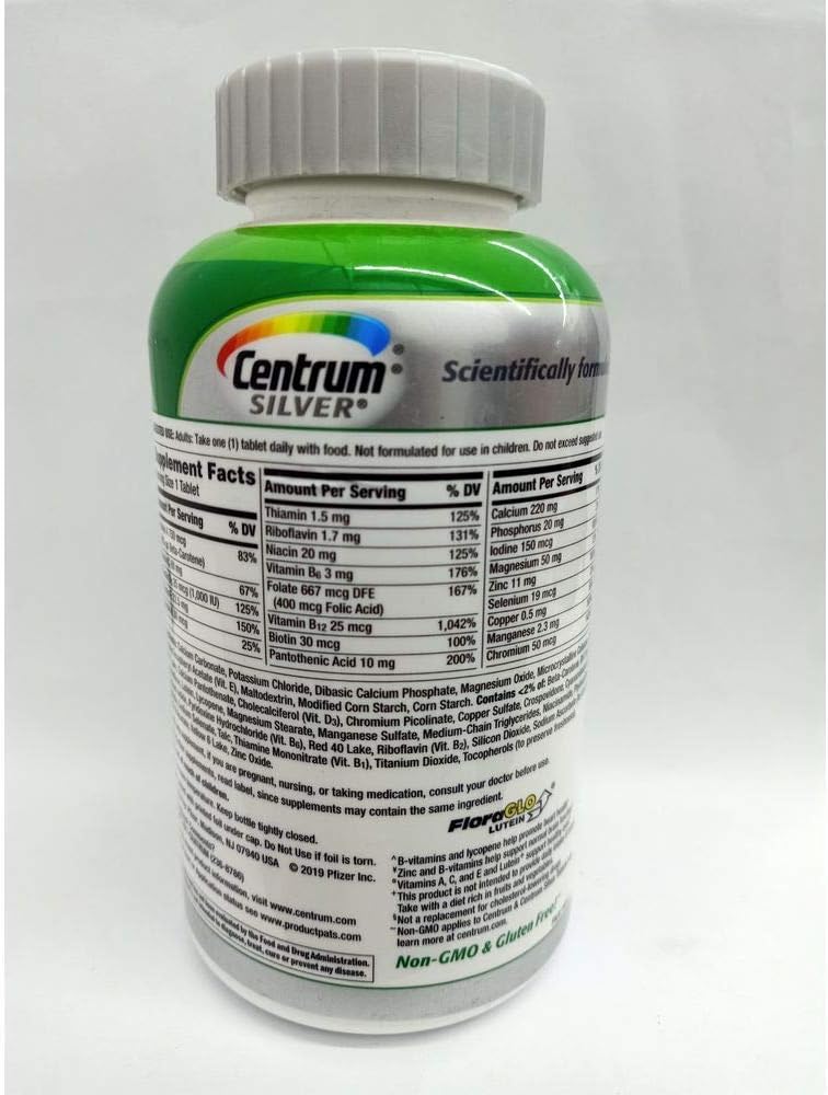 Centrum Silver Adults 50+ 325 Tablets