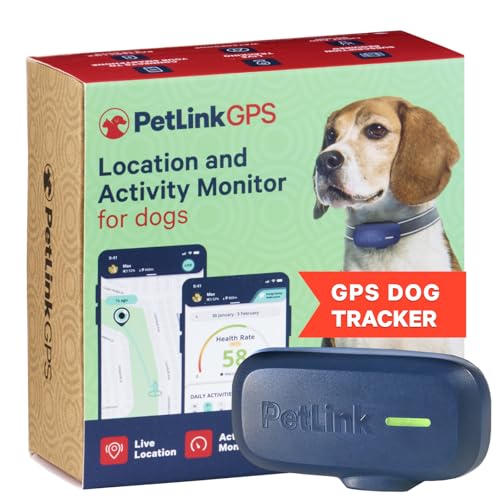 GPS Dog Tracker - Real-time Pet Tracker Collar - Waterproof Dog GPS Tracker with Virtual Fence