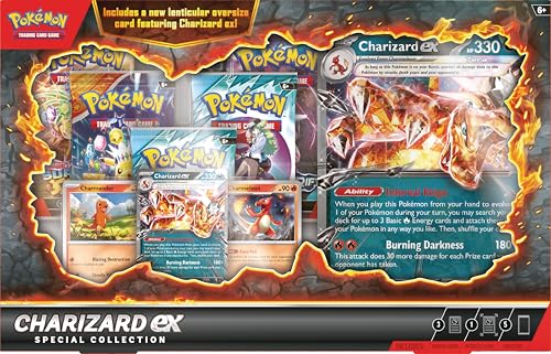 Pokemon TCG: Charizard ex Special Collection - 5 Packs, Promos