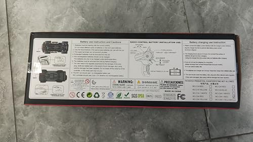 Mostop RC Crawler Truck, C24 Pickup Truck with LED Light, 4x4 Off-Road RC Rock Crawler,2.4Ghz Remote Control Car All Terrain Truck Crawler,Throttle & Steering Control,2 Batteries, Ideal Gift