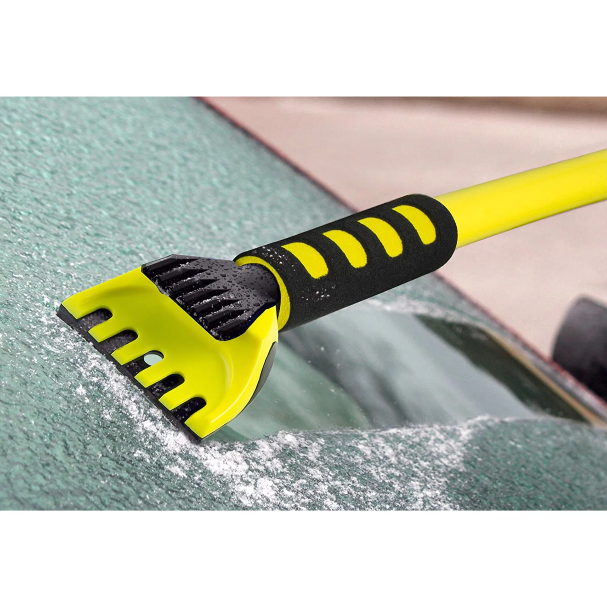 Subzero Snow Broom and Scraper Black/Yellow   14170