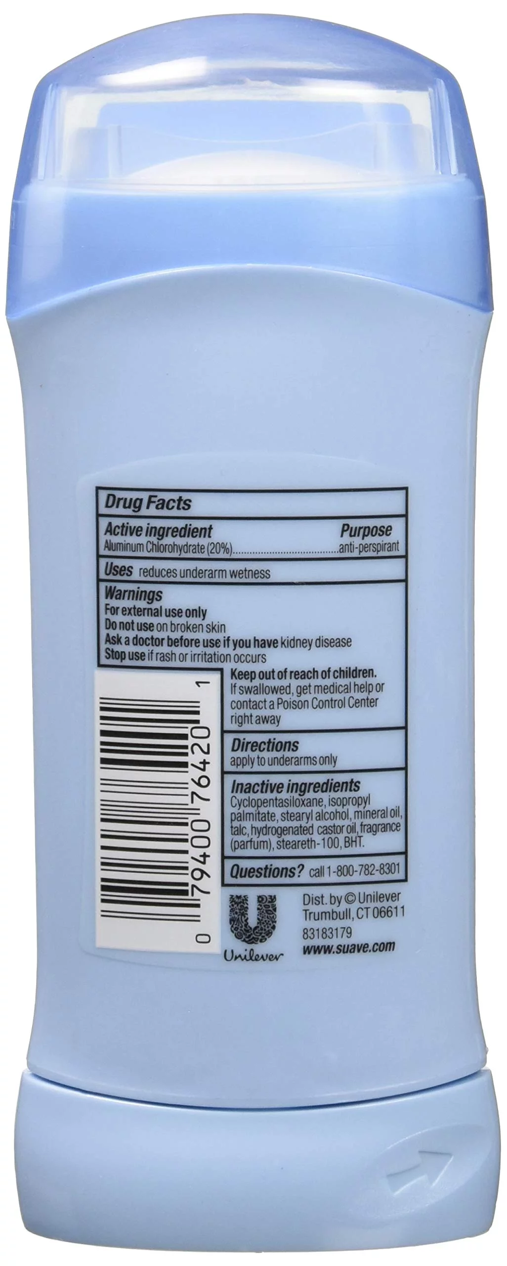 Suave A/P-Deod Inv Sol Fresh 2.6 Oz