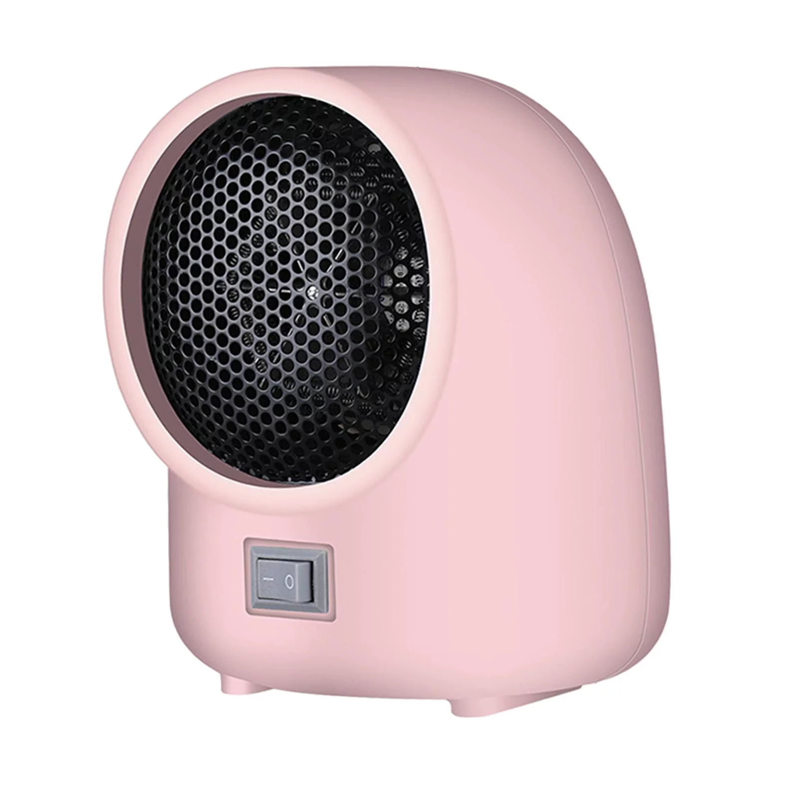 Portable Heater 400W Electric Convection Heating Silent Compact Personal Fan for Indoors Bedroom Living Room Table , Pink