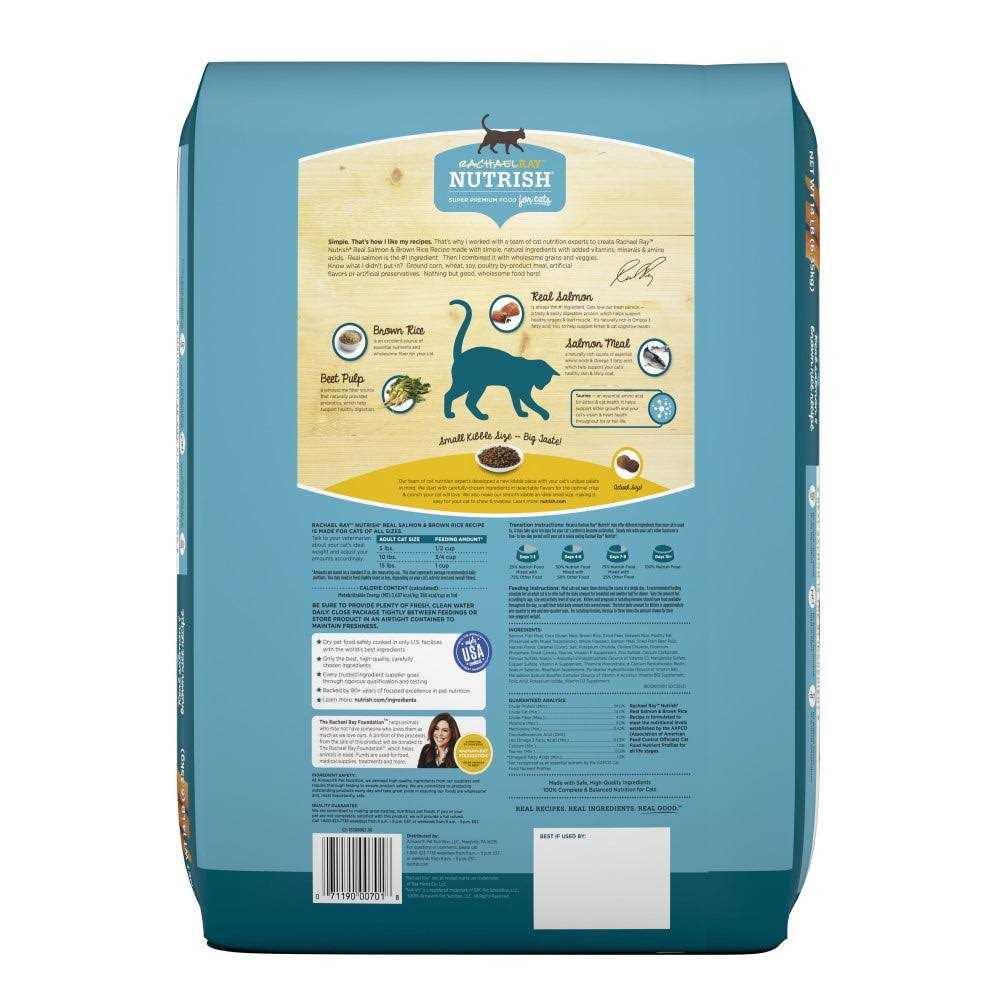 Rachael Ray Nutrish Salmon Brown Rice Recipe Dry Cat Food - Pet Supplies online store