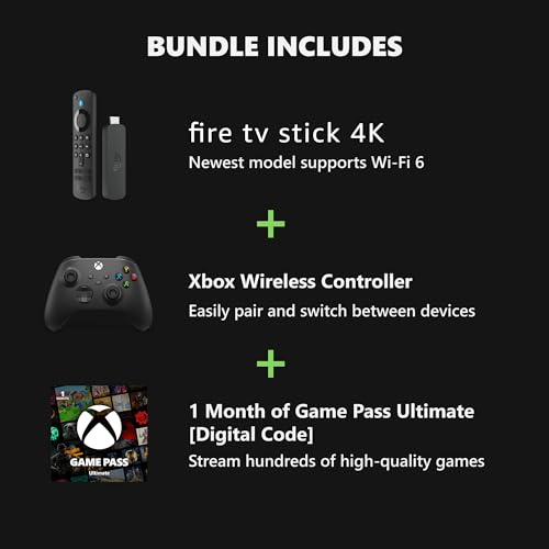 Xbox Wireless Gaming Controller (2025) – Carbon Black – Play on Xbox, Windows, Android, iOS, FireTV Sticks, Smart TVs, VR Headsets