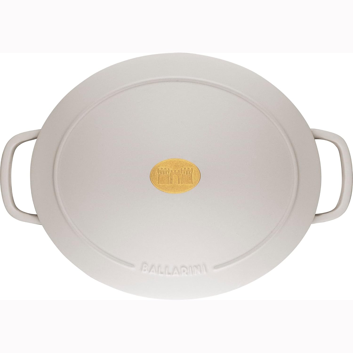 BALLARINI Bellamonte Cast Iron 5-qt Oval Dutch Oven - Crema White