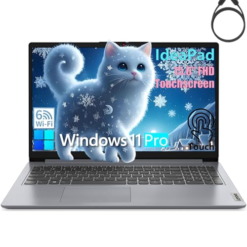 Lenovo Ideapad Touchscreen Laptop Computer for Home Business Student, 15.6