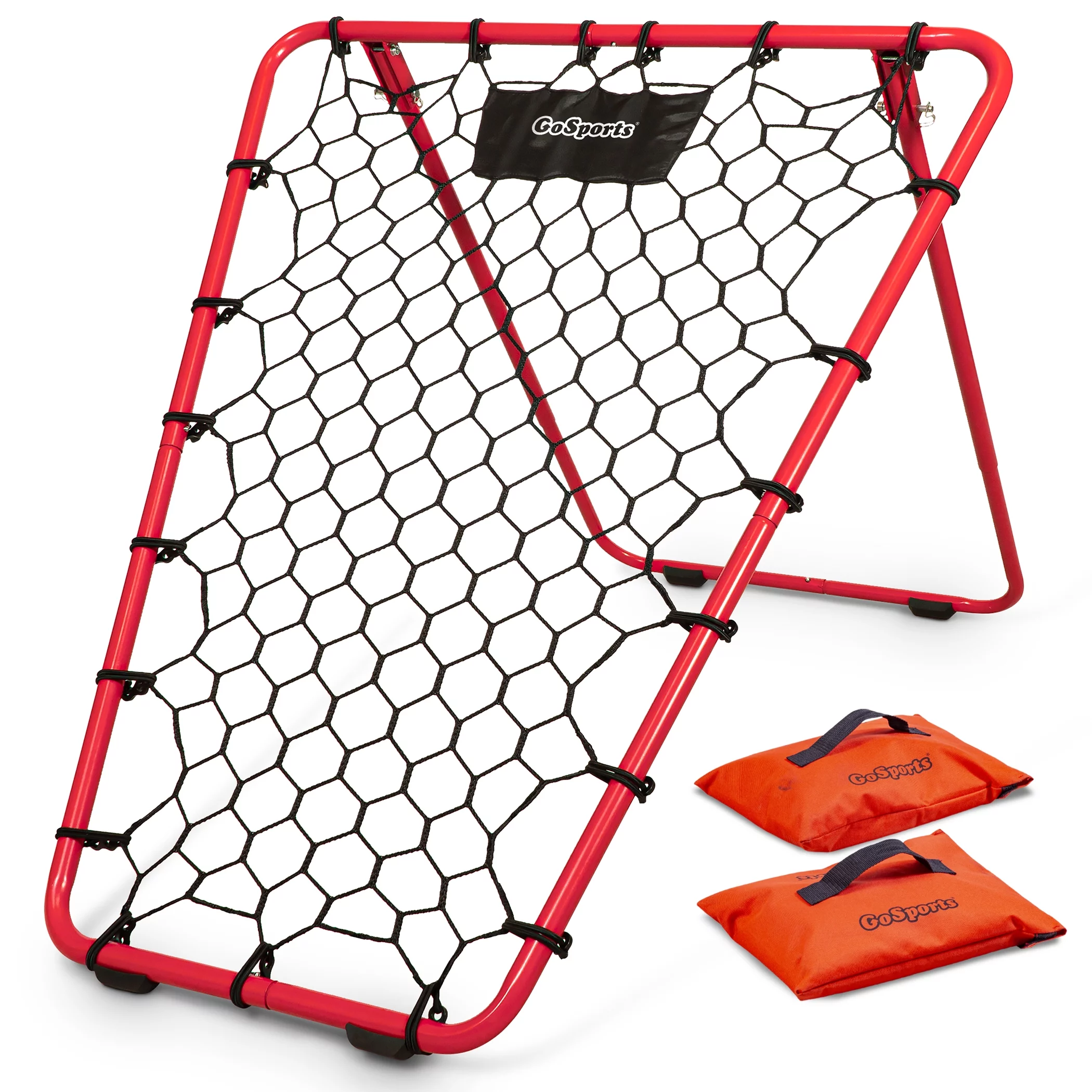 GoSports Basketball Rebounder with Adjustable Frame Indoor Outdoor Training Tool