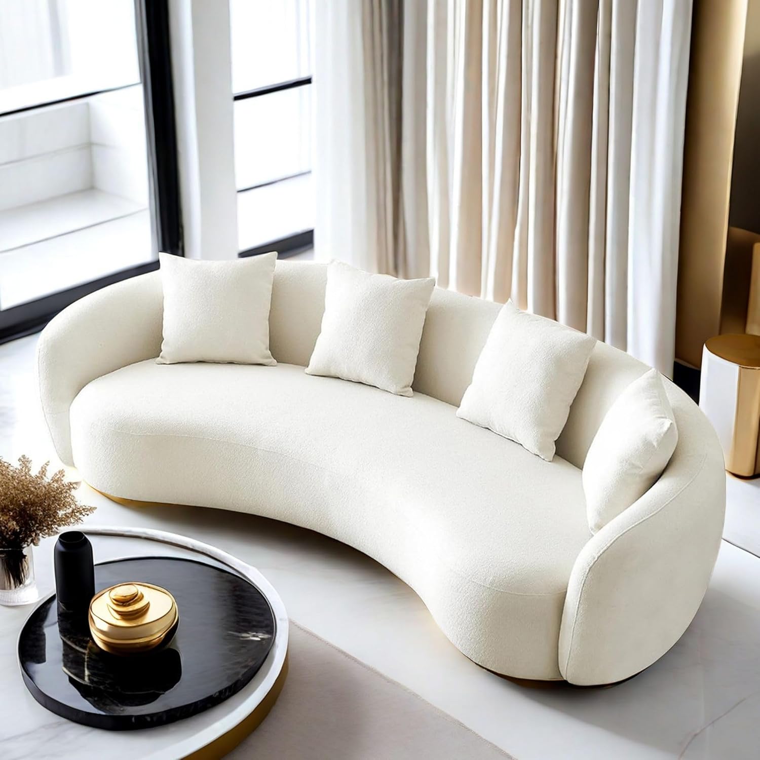 Teddy Fabric Curved, 101