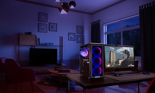 Q5 Pro Gaming PC | AMD Ryzen 7 8700F 6X 5GHz 16 Threads | NVIDIA RTX 5060 Ti 8GB | 32GB RAM | 1TB NVMe SSD | WiFi 5 | Windows 11 Pro