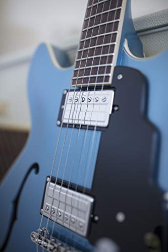 Guild Guitars Starfire I DC Semi-Hollow Body Electric Guitar, Pelham Blue, Double-Cut w/tremolo, Newark St. Collection
