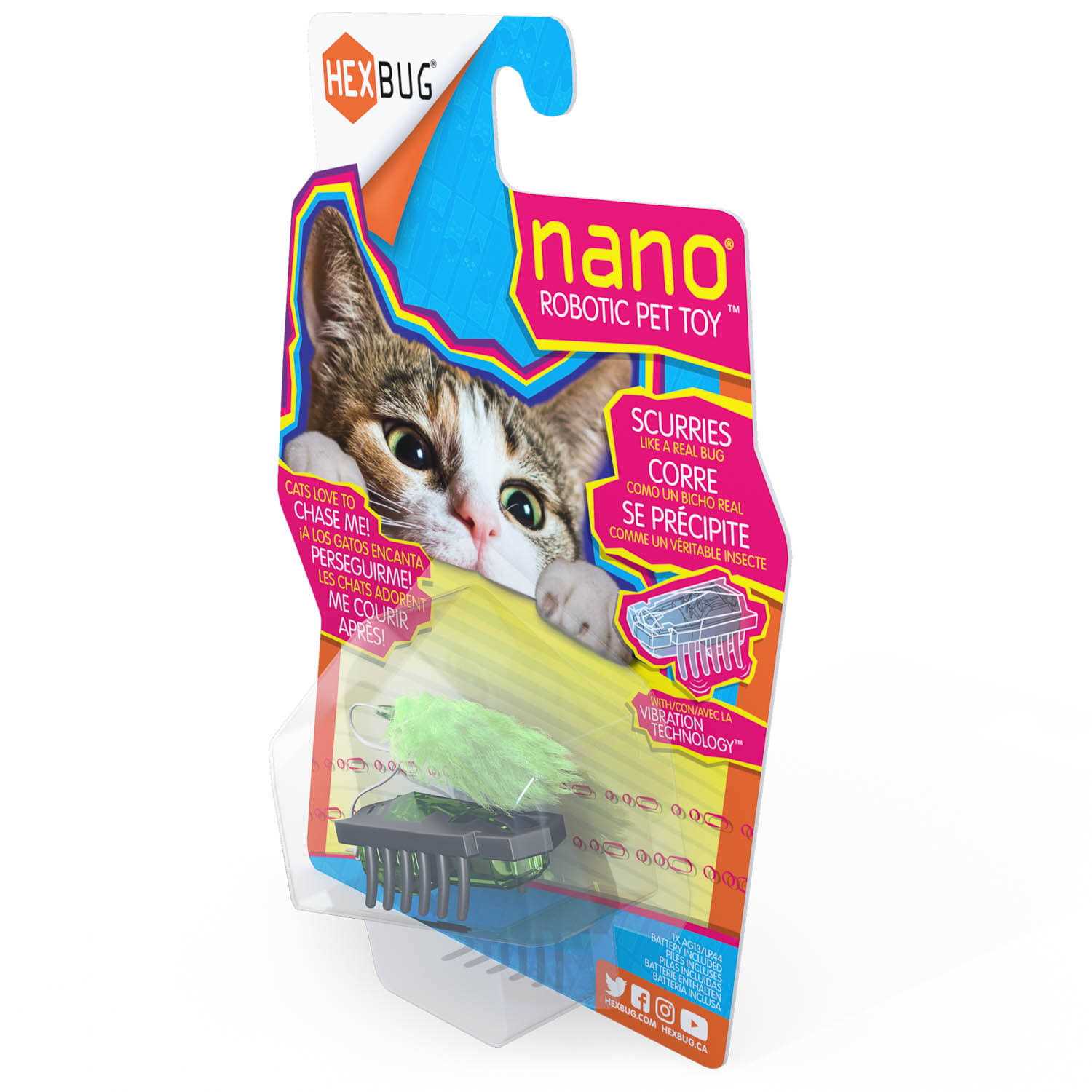 Hexbug Nano Robotic Cat Toy - Pet Supplies online store