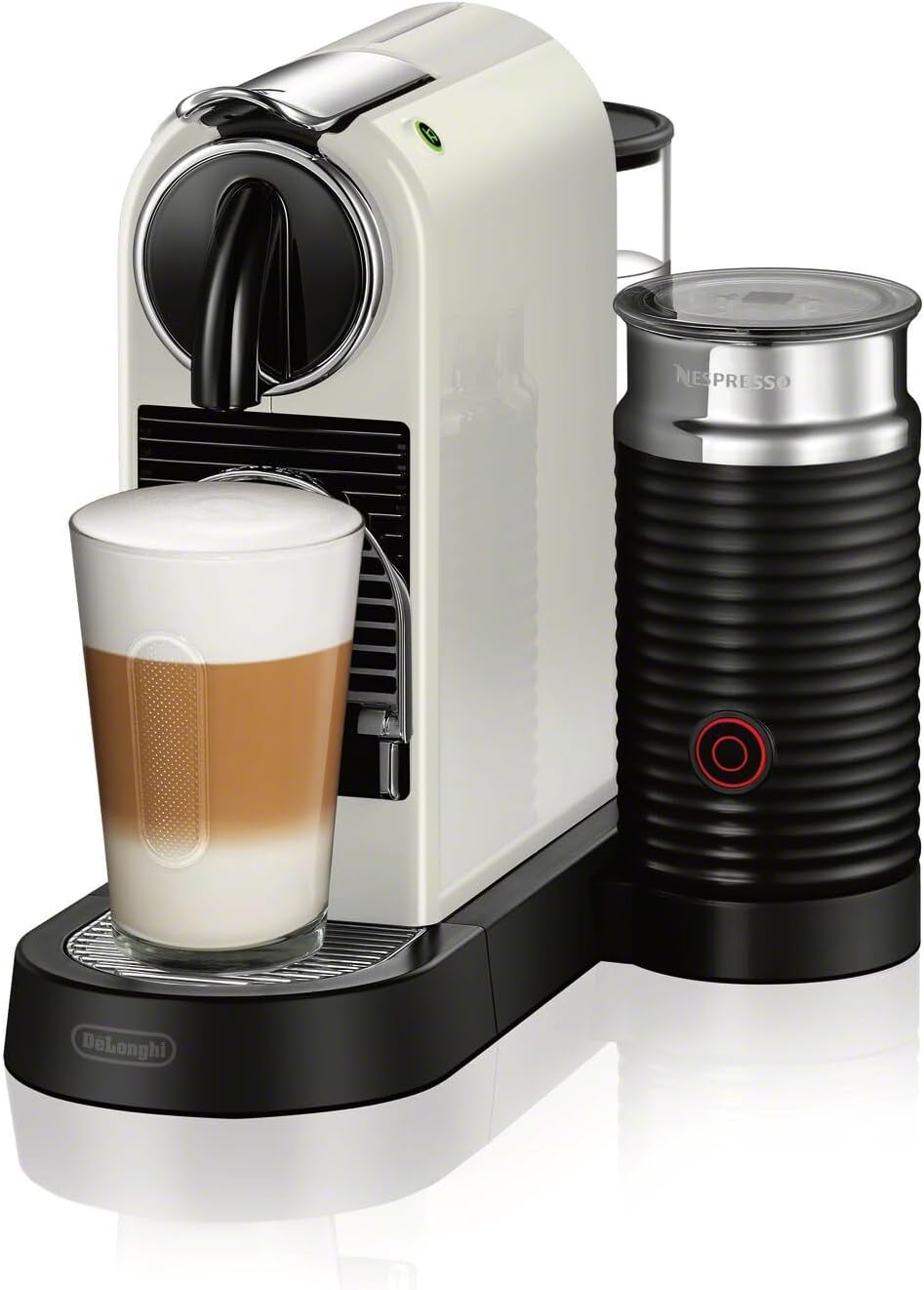 Nespresso CitiZ Coffee and Espresso Machine by De'Longhi with Milk Frother, White