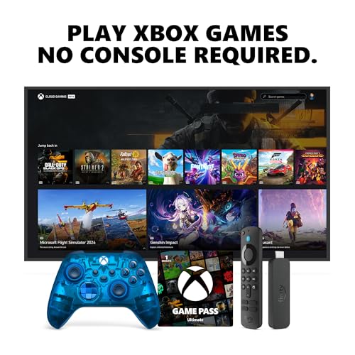 Xbox Wireless Gaming Controller (2025) – Carbon Black – Play on Xbox, Windows, Android, iOS, FireTV Sticks, Smart TVs, VR Headsets